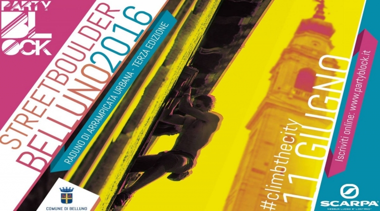 Arrampicare per le vie del centro: torna lo Street Boulder a Belluno